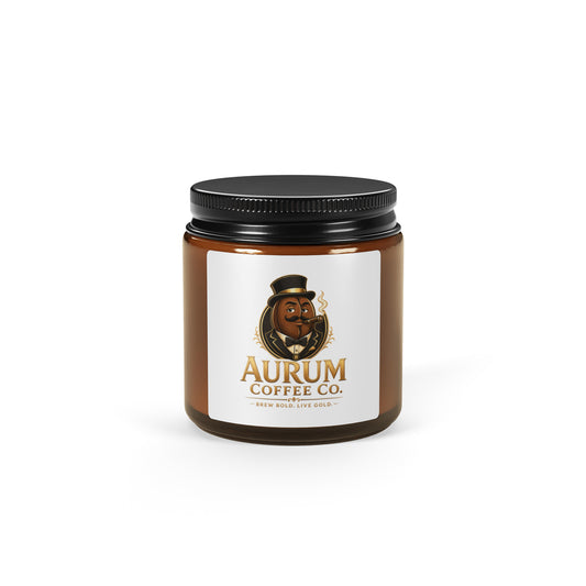 Amber jar soy candle - Aurum Coffee Co.