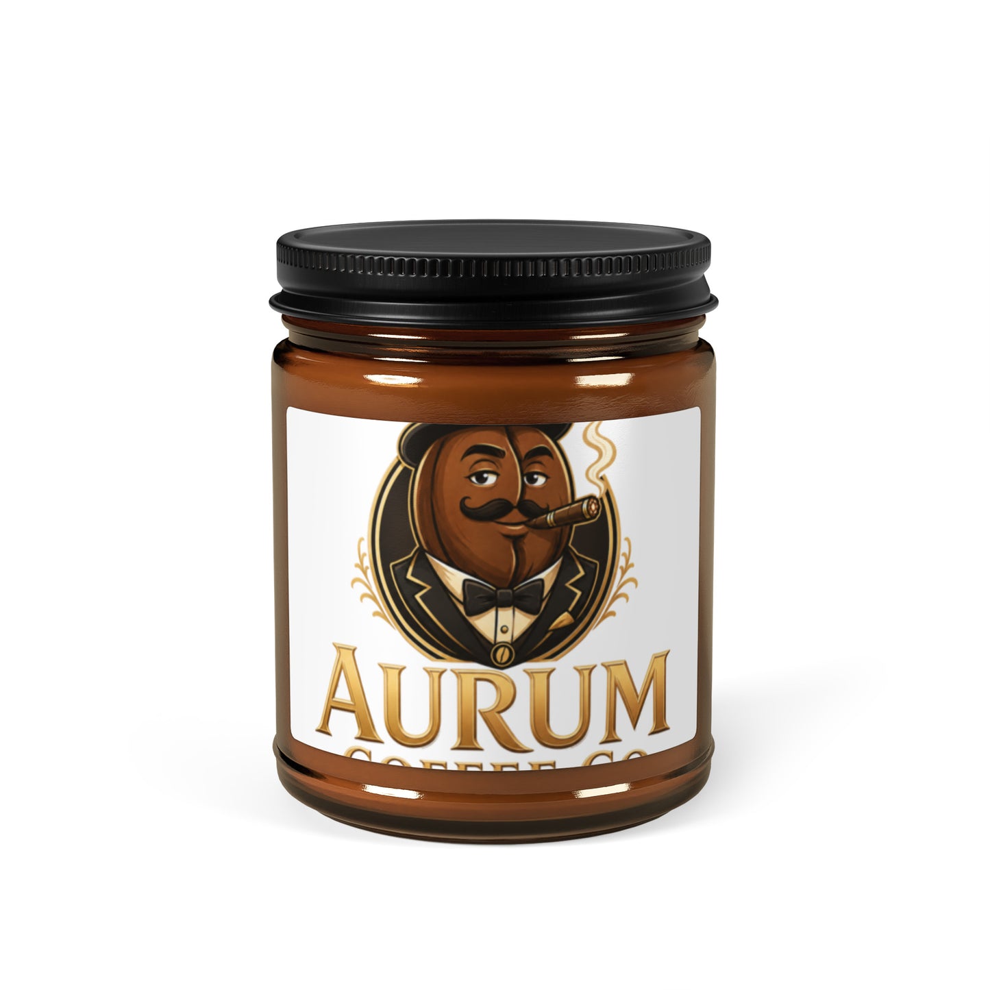 Amber jar soy candle - Aurum Coffee Co.