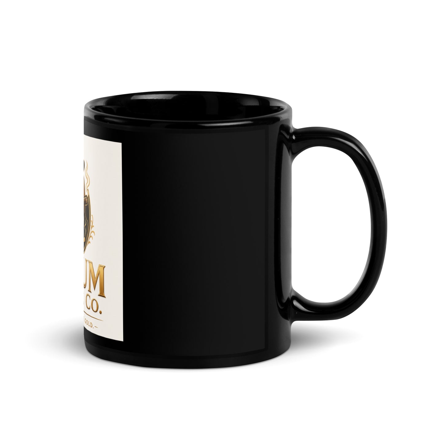 Black Glossy Mug - Aurum Coffee Co.