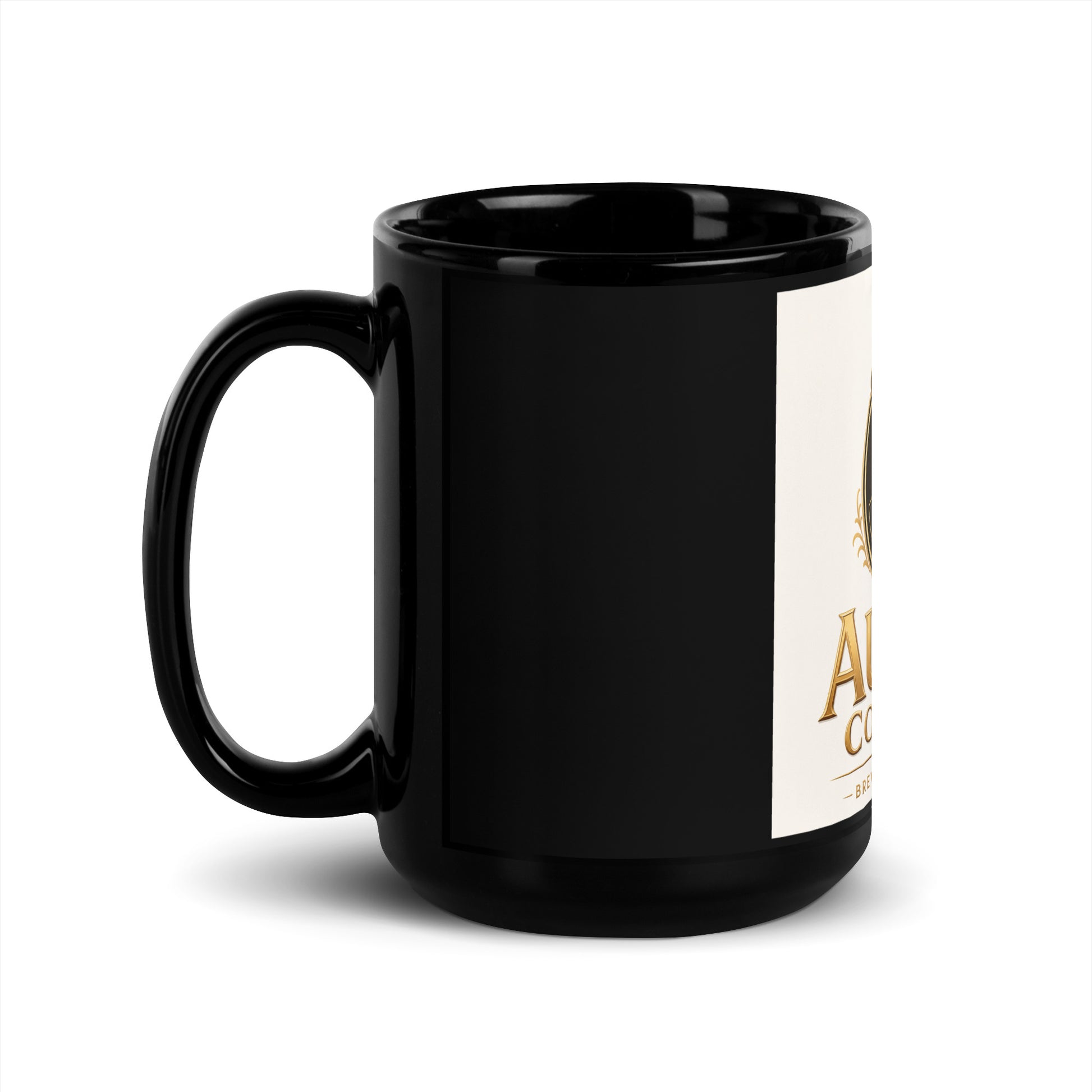 Black Glossy Mug - Aurum Coffee Co.