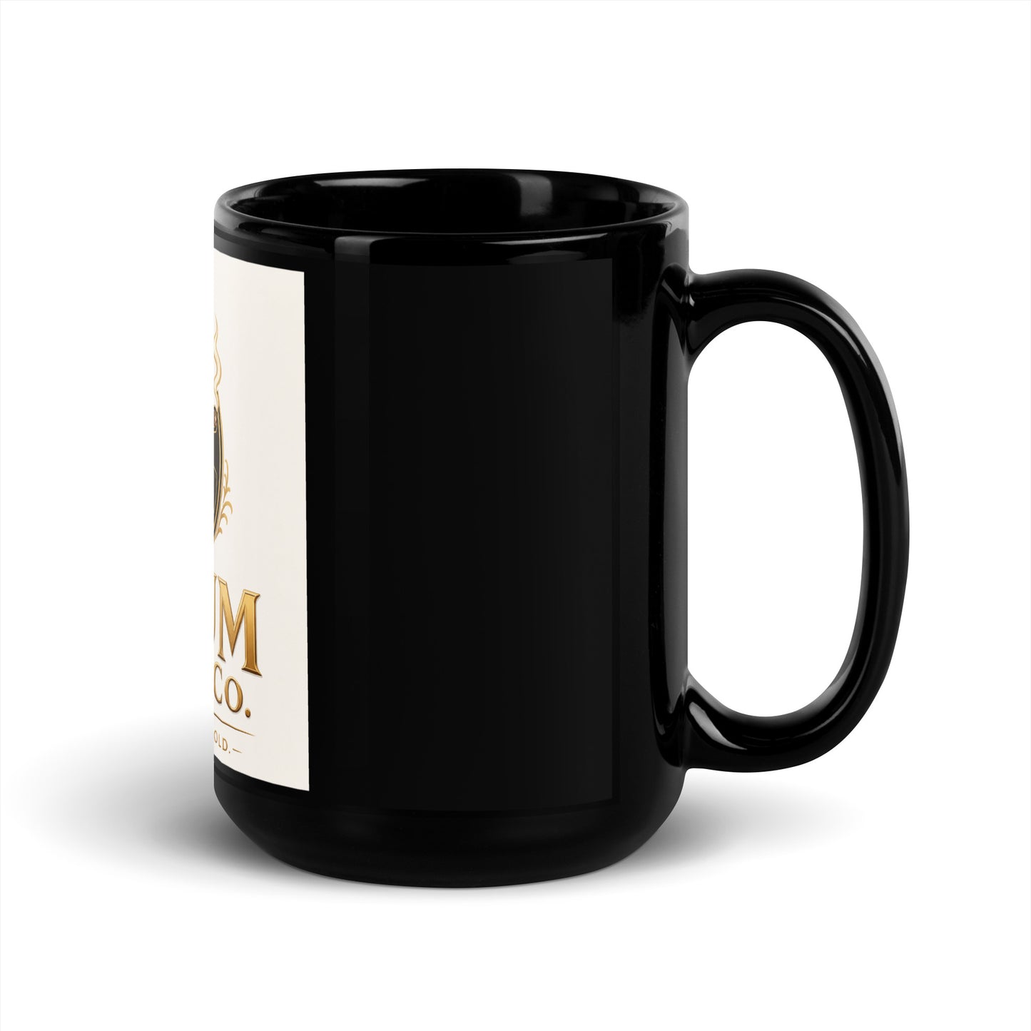 Black Glossy Mug - Aurum Coffee Co.